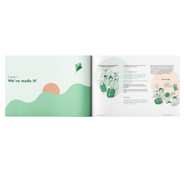 A founder's story book